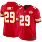 Men’s Kansas City Chiefs #29 Kareem Hunt Red 2024 F.U.S.E. Vapor Untouchable Jersey