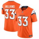 Men's & Youth Denver Broncos Javonte Williams Orange 2024 F.U.S.E. Vapor Football Jersey