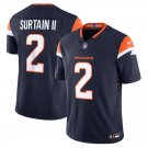 Men's & Youth Denver Broncos Patrick Surtain II Navy 2024 F.U.S.E. Vapor Football Jersey