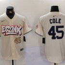 Men's New York Yankees Gerrit Cole Cream Limited Stitched Baseball Jerseys