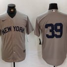 Men's New York Yankees Jose Trevino Grey Cool Base Stitched Jersey