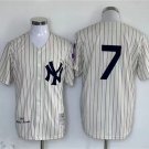 Men's New York Yankees Mickey Mantle Cream Cool Base Stitched Baseball Jersey