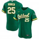 Men's Oakland Athletics Brent Rooker Green Flex Base Stitched Jersey
