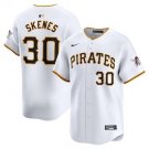 Men's Pittsburgh Pirates Paul Skenes White Home Replica Player Jersey
