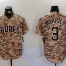 Men's San Diego Padres #3 Jackson Merrill Camo Cool Base Stitched Jersey