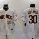 Men's San Diego Padres #30 Eric Hosmer White Stitched Cool Base Nike Jersey