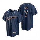 Mens San Diego Padres Ha Seong Kim Navy Cooperstown Jersey