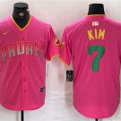 Men's San Diego Padres Ha-Seong Kim Pink Cool Base Stitched Baseball Jersey