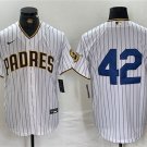 Men's San Diego Padres Jackie Robinson White Cool Base Stitched Baseball Jersey