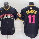Men's San Diego Padres Yu Darvish Black Cool Base Stitched Baseball Jersey