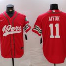 Men's San Francisco 49ers Brandon Aiyuk Red Mexico Cool Base Stitched Jersey