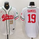 Men's San Francisco 49ers Deebo Samuel White Jointly Cool Baseball Jersey