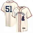 Men's San Francisco Giants Jung Hoo Lee Cream 2024 Rickwood Classic Stitched Jersey