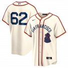 Men's San Francisco Giants Logan Webb Cream 2024 Rickwood Classic Stitched Jersey