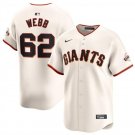 Men's San Francisco Giants Logan Webb Cream Cool Base Stitched Baseball Jersey