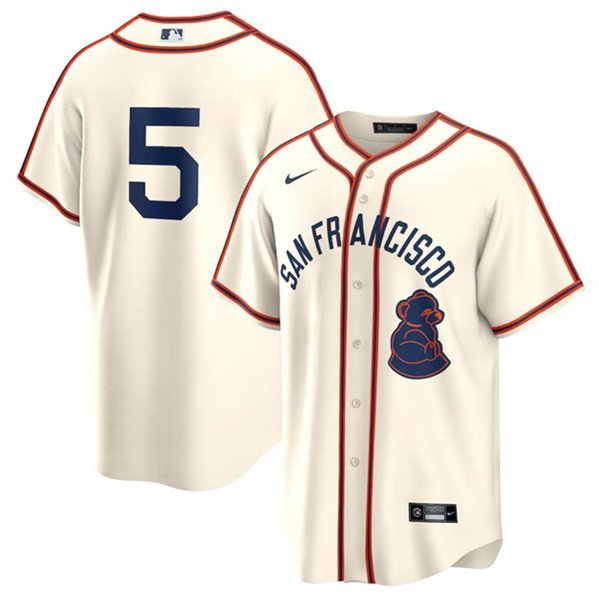 Men's San Francisco Giants Mike Yastrzemski Cream 2024 Rickwood Classic Stitched Jersey