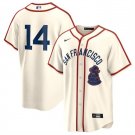 Men's San Francisco Giants Patrick Bailey Cream 2024 Rickwood Classic Stitched Jersey
