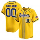 Men's Savannah Bananas Active Player Custom Yellow Vapor Limited Stitched Baseball Jersey