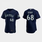 Mens Seattle Mariners George Kirby Navy Alternate FlexBase Player Jersey