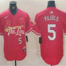 Men's St Louis Cardinals Albert Pujols Red 2024 City Connect Stitched Jersey