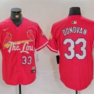 Men's St Louis Cardinals Brendan Donovan Red 2024 City Connect Limited Jersey