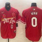 Men's St Louis Cardinals Masyn Winn Red 2024 City Connect Limited Stitched Jersey