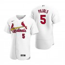 Mens St. Louis Cardinals Albert Pujols White Home Flex Baseball Jersey