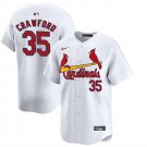 Men's St. Louis Cardinals Brandon Crawford White Home Limited Jersey