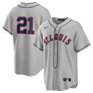 Men's St. Louis Cardinals Lars Nootbaar Gray 2024 Rickwood Classic Stitched Jersey