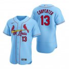 Mens St. Louis Cardinals Matt Carpenter Flex Baseball Jersey Light Blue