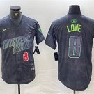 Men's Tampa Bay Rays Brandon Lowe Charcoal 2024 City Connect Cool Baseball Jersey