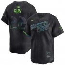 Men's Tampa Bay Rays Jose Siri Charcoal 2024 City Connect Limited Stitched Baseball Jersey__1598