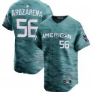 Men's Tampa Bay Rays Randy Arozarena Teal 2023 All-Star Flex Base Stittched Jersey