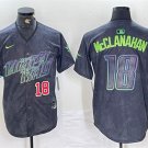 Men's Tampa Bay Rays Shane McClanahan Charcoal 2024 City Connect Baseball Jersey