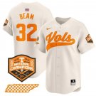 Men's Tennessee Volunteers Drew Beam Cream 2024 Champions Vapor Baseball Jersey