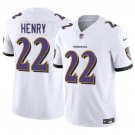Men's Baltimore Ravens Derrick Henry White 2023 F.U.S.E. Vapor Limited Football Stitched Jersey