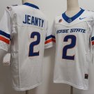Men's Boise State Broncos #2 Ashton Jeanty White 2024 F.U.S.E. Vapor Limited Jersey