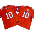 Men's Broncos Bo Nix 2023 F.U.S.E. Vapor Throwback Jersey Orange