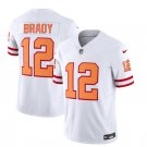 Men's Buccaneers Tom Brady White 2023 F.U.S.E. Vapor Limited Retro Jersey
