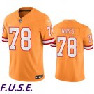 Men's Buccaneers Tristan Wirfs Orange 2023 F.U.S.E. Vapor Limited Jersey