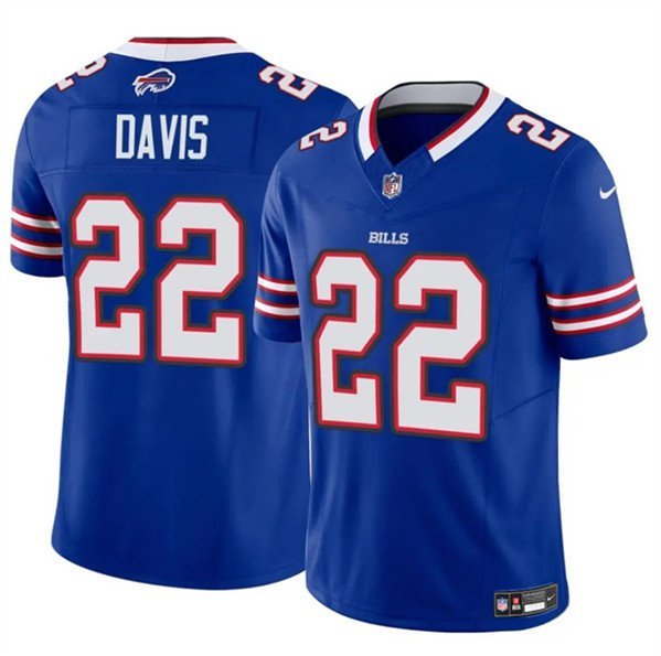 Men's Buffalo Bills #22 Ray Davis Royal 2024 F.U.S.E. Vapor Untouchable Limited Football Jersey