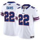 Men's Buffalo Bills #22 Ray Davis White 2024 F.U.S.E. Vapor Untouchable Limited Football Jersey