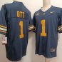 Men's California Golden Bears #1 Jaydn Ott Navy Blue FUSE College Stitched Jersey