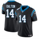 Men's Carolina Panthers #14 Andy Dalton Black 2024 F.U.S.E. Vapor Limited Football Stitched Jersey