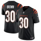 Men's Cincinnati Bengals #30 Chase Brown Black 2024 F.U.S.E. Vapor Untouchable Jersey