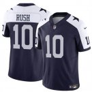 Men's Dallas Cowboys #10 Cooper Rush NavyWhite 2023 F.U.S.E. Thanksgiving Vapor Jersey