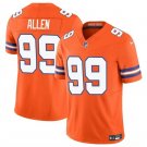 Men's Denver Broncos #99 Zach Allen Orange F.U.S.E. Mile High Collection 1977 Throwback Vapor Jersey