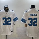Men's Detroit Lions #32 Brian Branch White 2024 F.U.S.E. Vapor Limited Football Stitched Jersey