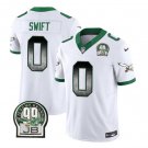 Men's Eagles D'Andre Swift White 2023 F.U.S.E. Vapor Football Jersey