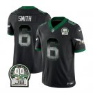 Men's Eagles DeVonta Smith Black 2023 F.U.S.E. Throwback Football Jersey